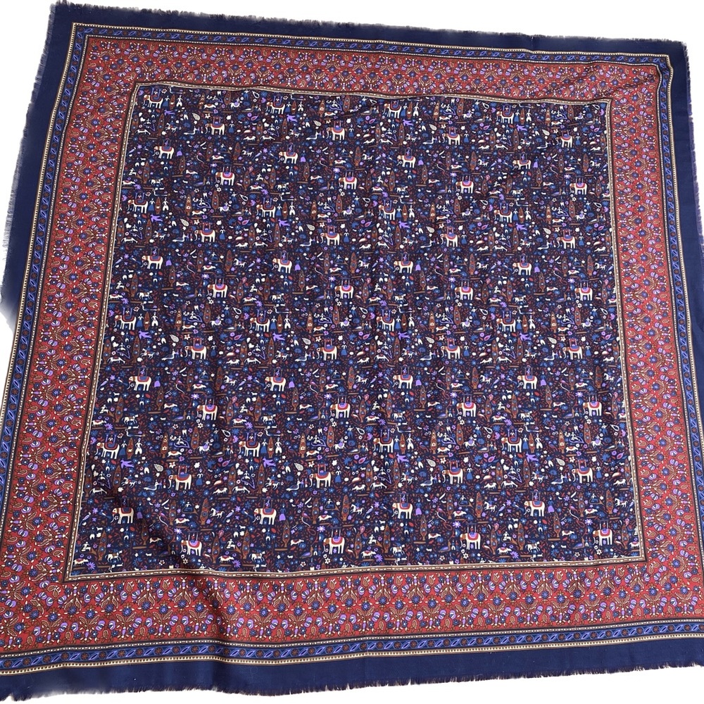 90’s Vintage Square Scarf/Wrap